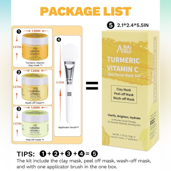 ANAI RUI Face Masks - New in sealed box - Picture 12 of 16